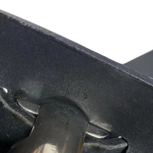 Auth HERMES Her Bag MM - Black Toile Officier Box Calf Square H Handbag - Picture 14 of 16